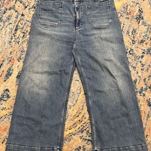 Classic Blue Wide-Leg Jeans